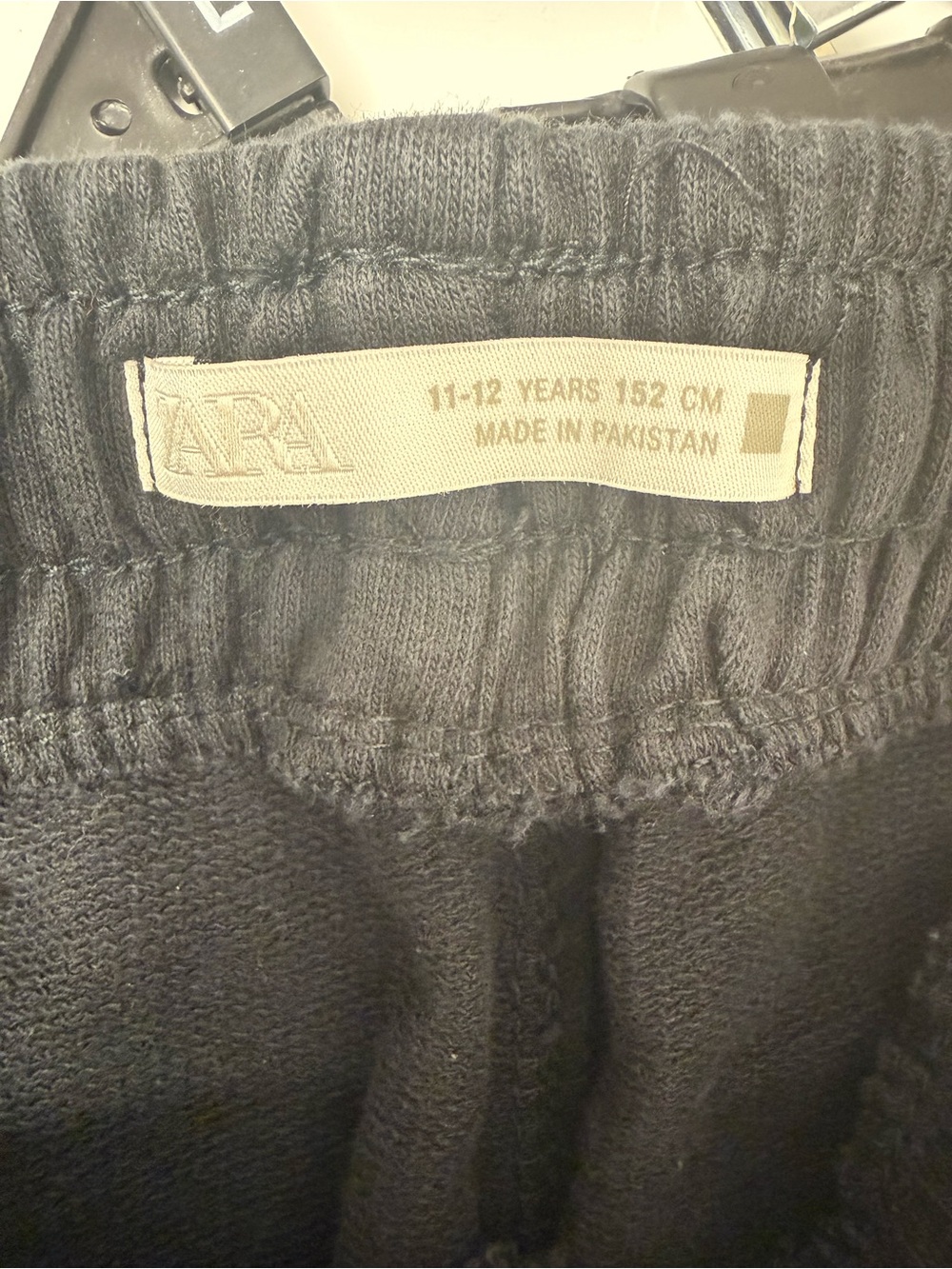 Zara Boys Black Drawstring Shorts - Picture 3 of 3